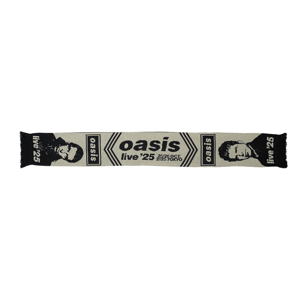 ゑ*様 oasis フットボールスカーフ live '25 フットボールスカーフ