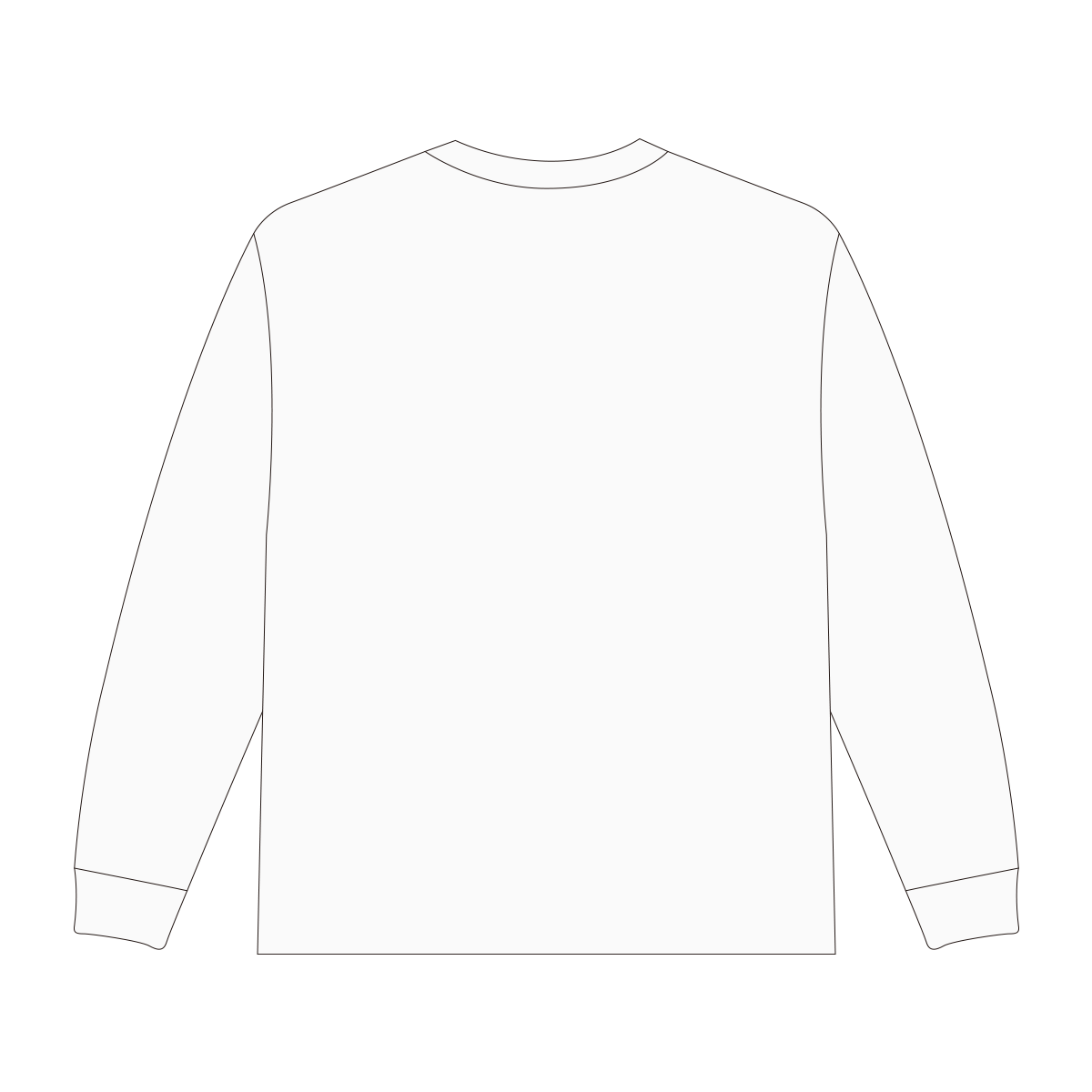 キャベツのまなざしロンT（ホワイト）