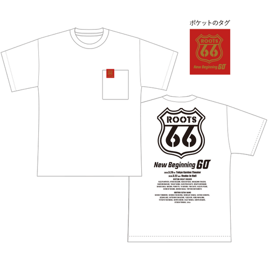 ポケットTシャツ[ホワイト]