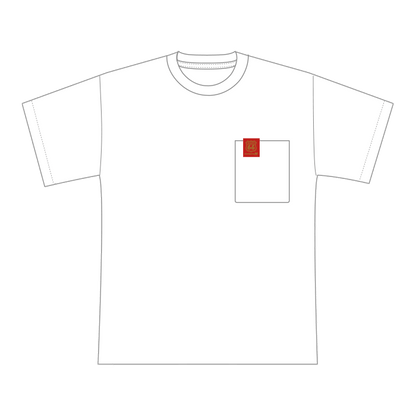 ポケットTシャツ[ホワイト]